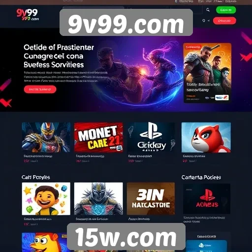 Acessibilidade e interface do site 9v99.com